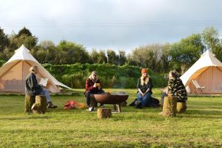 Mallard - Extra Large 6m Luxury Bell Tent at Tregonetha Lake - Tylda Tents - 7