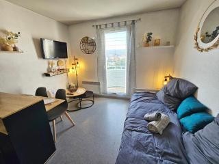 Petit studio cosy, balcon et vue - 6