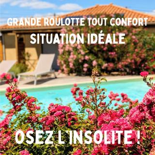 Roulotte de la Villa Font Vive - Tout équipée, tout confort, situation idéale Sud Ardèche - Grospierres - 0