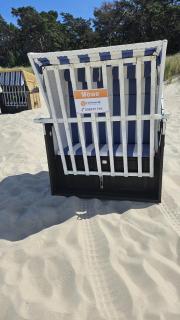 Ferienwohnung Möwe mit Balkon, ein Strandkorb im Sommer und 2 Fahrräder - Zempin - 4