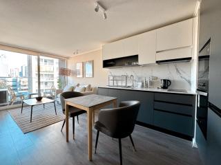 Moderno Apartamento Ñuñoa, Barrio Italia, Metro irarrazaval - Santiago - 4