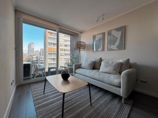 Moderno Apartamento Ñuñoa, Barrio Italia, Metro irarrazaval - Santiago - 1