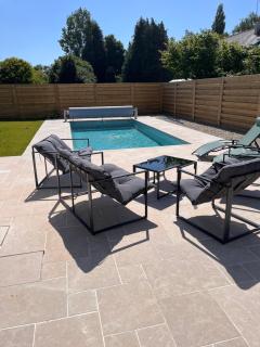 Chambres d'hôtes avec piscine chauffée de mai à sept ,TERRA COTTA et TAUPE - 1