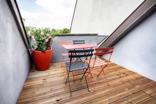 Le Balcon fleuri centre Robertsau tram Jardiniers - Straßburg - 1
