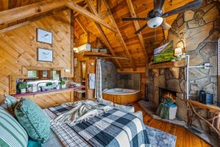 Hot Tub Cute Studio Cabin Views Private Relax - 7