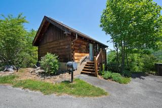 View Location Studio Log Cabin Hot Tub Fireplace - Pigeon Forge - 6