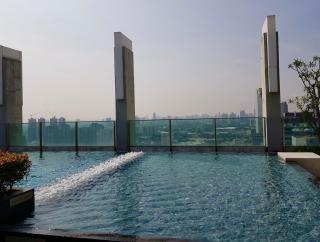 HuaikhwangMRT light luxury apartment sky pool - Bangkok - 8