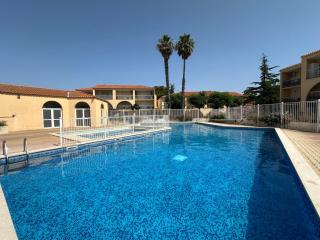 T2 RDC à Canet en Roussillon Europa 4 pers ,piscine,clim, tennis, parking - Canet-en-Roussillon - 7