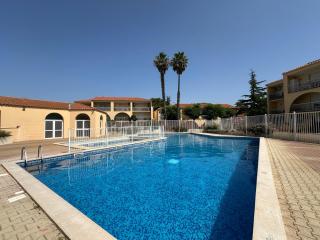 T2 RDC à Canet en Roussillon Europa 4 pers ,piscine,clim, tennis, parking - Canet-en-Roussillon - 9