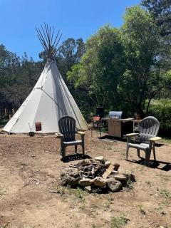 Spacious Tipi with Outdoor BBQ and Fire Pit in Texas - Marble Falls - 0