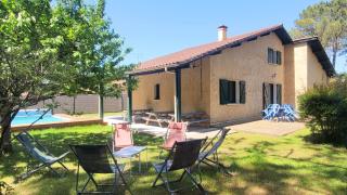 L'OREE DE LA PLAGE, 15 pers, Charmante Maison rénovée classée 3 étoiles - Piscine chauffée - Terrain de pétanque - Ping pong à Vieux-Boucau - Vieux-Boucau-les-Bains - 6