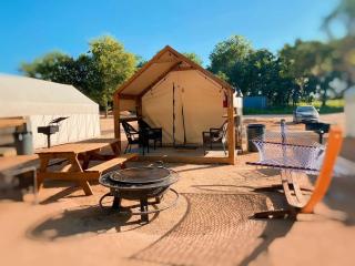 Incredible Glamping Spot by the San Marcos River: Family-Friendly Safari Tent near Kingsbury, Texas - 1