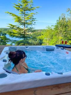Zloty, a Skromny - ogrodzony domek z jacuzzi i widokiem na jezioro - Górzno - 9