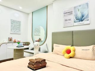 Lux Suite 1BR - Breeze city view, Rooftop Pool & Private Fitness, Masteri A Vinhome Smart Hanoi - Mochie Homestay - Phú Thú - 3