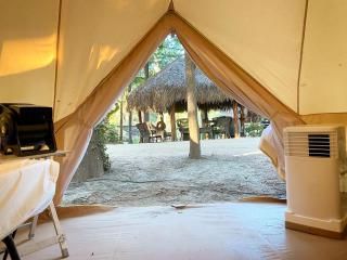 Fantastic Family-Friendly Glamping Destination: Cute Bell Tent on the Guadalupe River near New Braunfels, Texas - 6