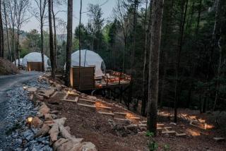 Elegance by the Falls: Stylish Dome Family Escape in Cherry Log, GA - 0