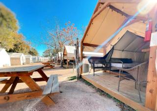 Secluded Safari Tent on the San Marcos River - An Adventurous Glamping Vacation near Kingsbury, Texas - Kingsbury - 1