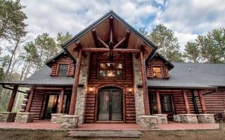 Log Cabin Elegance: Your Private Haven on 5 Acres of Hazelhurst Waterfront - 0