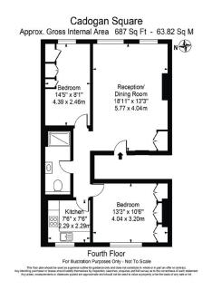 Chic 2 bed flat Cadogan Square - Londra - 1