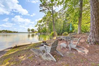 Dock and Stunning Views Forested Lake Martin Cabin! - Eclectic - 9