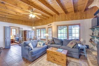Dock and Stunning Views Forested Lake Martin Cabin! - Eclectic - 8