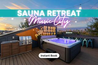 Rooftop Deck Hot Tub Game Room Downtown Nashville - 0