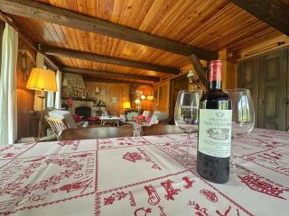 Chalet cosy, vue Alpes, cheminée & grande terrasse - Liddes - 6