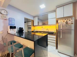 Apartamento perto de tudo, vista mar, AC quente, Wifi 300mb - Balneário Camboriú - 0