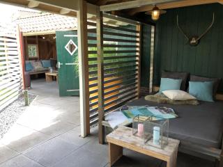 De Goudvink 7-persoons, overdekte hottub en loungebank, finse sauna, wifi, sunshower - Lievelde - 1