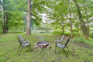 Authentic Log Cabin with Private Pond in Glidden - - 0
