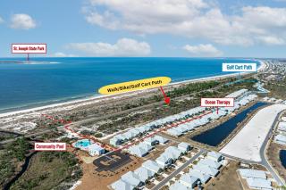 Min2Beach, 6SeatGolfCart, OceanViewPools, BeachEquip, Lg Patio&Firepit - Saint Joe Beach - 8