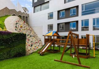 Apartamento para 6 personas cerca Estadio Atahualpa, Embajada Americana y Solca con vista a Cotopaxi - Hacienda Farsalia - 8