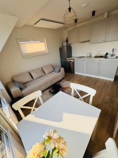 Jaukūs apartamentai su baseinu ir gultais - Palanga - 7