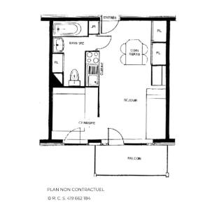 Résidence Necou - Appartement 4 persons en bord de pistes MAE-5094 - Les Menuires - 3