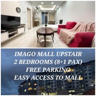 Imago Mall-2 Bedroom 8 plus 1 Pax Free Parking 2房公寓 - Kota Kinabalu - 9