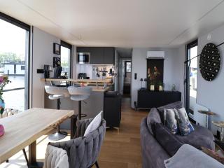 Houseboat with sauna & fantastic view Offingawier - Offingawier - 9