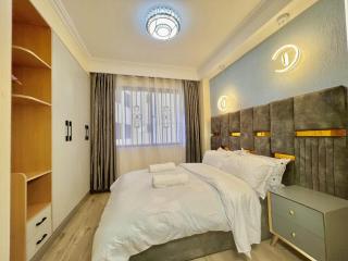 elegant celestial two bedroom apartment with amazing breathtaking city views heated swimming pool fully equipped gym ample parking space and children playing ground - 3