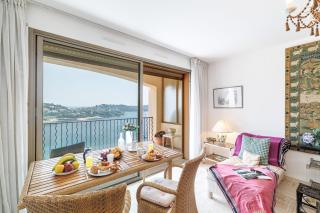 VILLEFRANCHE RESTANQUES - Panoramic sea view 2 bedrooms Swimming pool - Villefranche-sur-Mer - 9