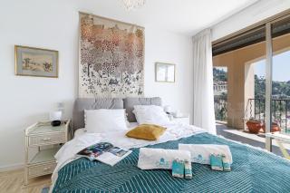 VILLEFRANCHE RESTANQUES - Panoramic sea view 2 bedrooms Swimming pool - Villefranche-sur-Mer - 5