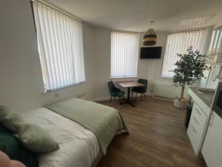 City Center 1-Bed Studio Sleeps 2 with City Views - Liverpool - 4