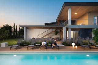 Luxury Villa Puerto de Paz for 8 people near Fažana with 60 m2 private heated pool, sauna, mini golf & sea view - Vodnjan - 4