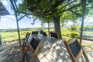 Villa au calme, vue sur vignes - idéale familles, clim & parking - La Chapelle-de-Guinchay - 0
