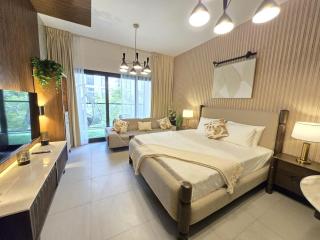 Apartment With Balcony in Al Mamsha Sleeps 3 by BlueCloud holidays - Sharjah - 4
