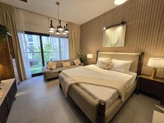 Apartment With Balcony in Al Mamsha Sleeps 3 by BlueCloud holidays - Sharjah - 3