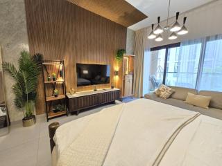 Apartment With Balcony in Al Mamsha Sleeps 3 by BlueCloud holidays - Sharjah - 1