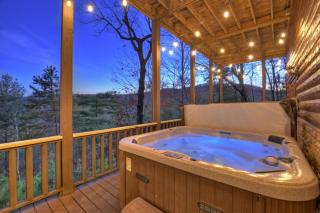Bar 5 Cabin Beautiful views soothing hot tub outdoor living and more - Cherry Log - 8