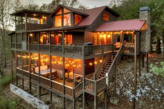 Bar 5 Cabin Beautiful views soothing hot tub outdoor living and more - Cherry Log - 5