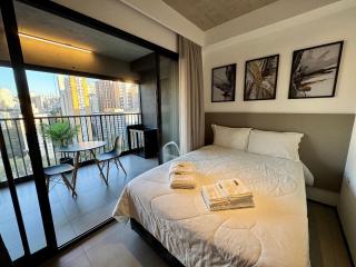 Studio com sacada e coworking prox Paulista - San Paolo - 0