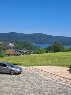 Willa Diana- z panoramą jeziora i gór w Polańczyku - 2
