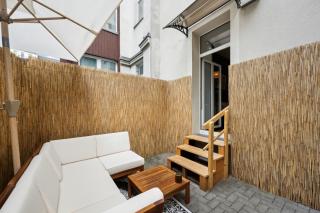 Gemütliches Apartment - hochwertiges Boxspringbett, privater Parkplatz, Terrasse, komplette Küche, WLAN, 40 Zoll HD TV - Chemnitz - 7